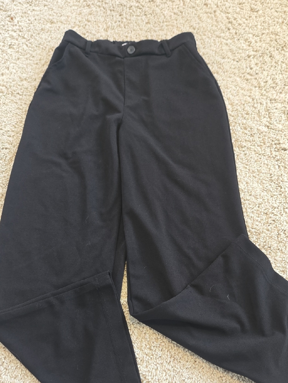 Sincerly Jules Small Classic Black High-Waist Trousers